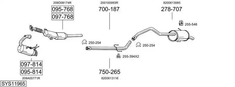 BOSAL SYS11965
