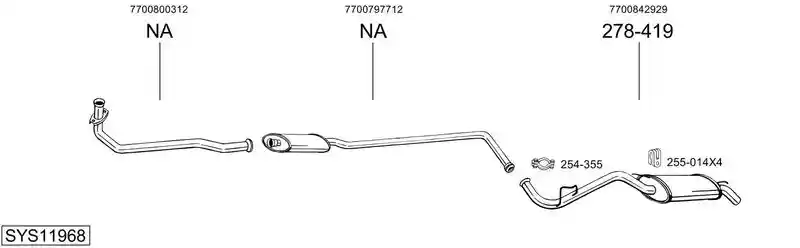 BOSAL SYS11968