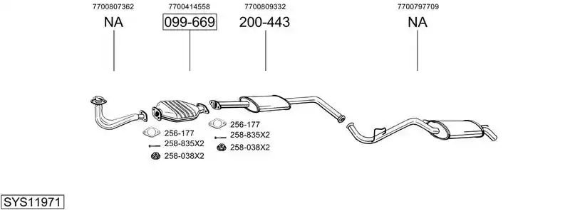 BOSAL SYS11971
