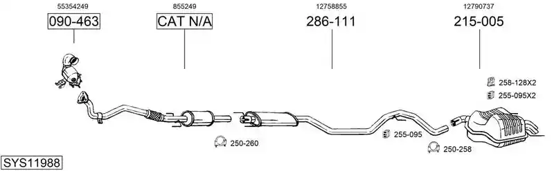 BOSAL SYS11988