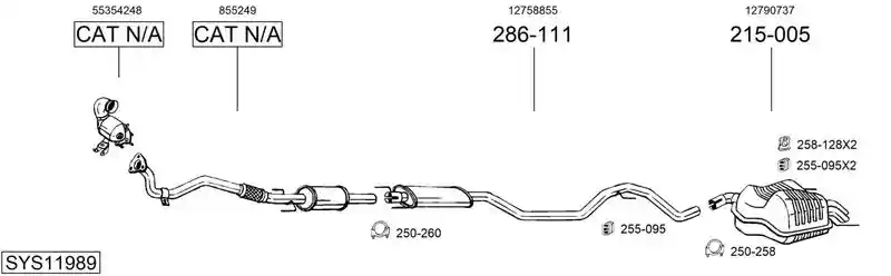 BOSAL SYS11989