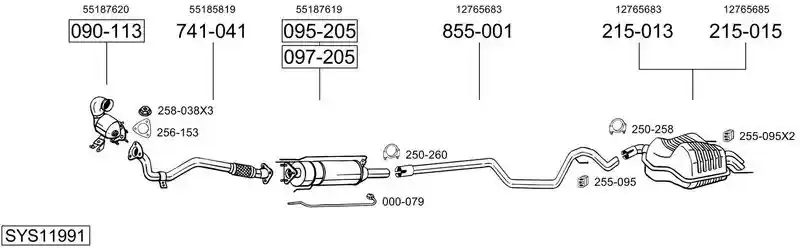 BOSAL SYS11991