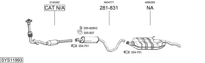 BOSAL SYS11993