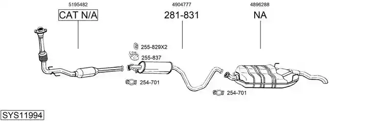 BOSAL SYS11994
