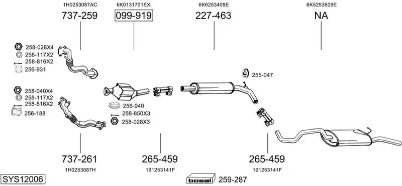 BOSAL SYS12006