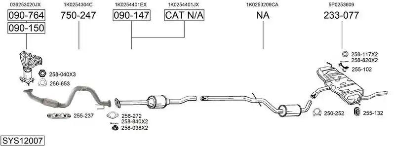 BOSAL SYS12007