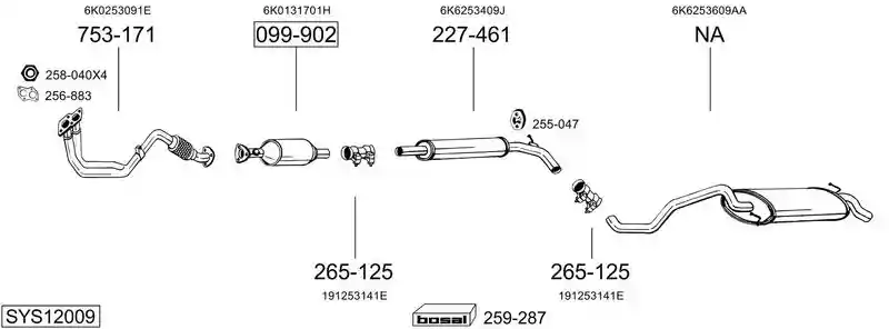 BOSAL SYS12009