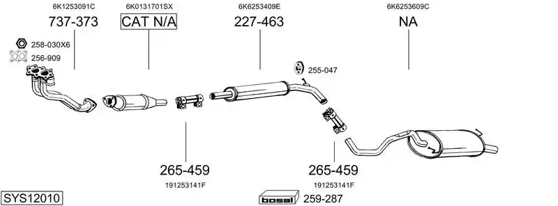 BOSAL SYS12010