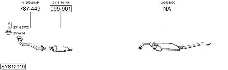 BOSAL SYS12019