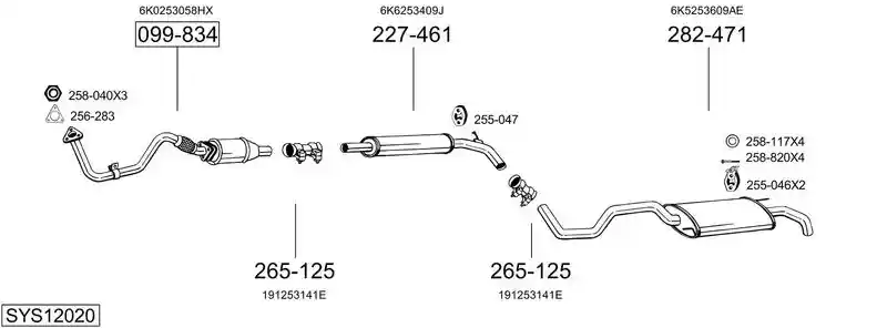BOSAL SYS12020