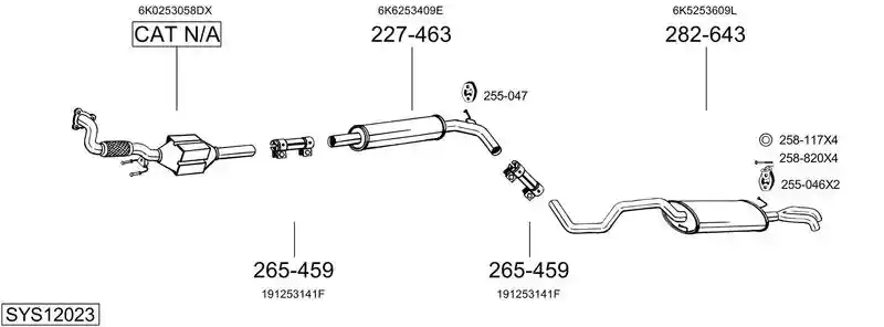 BOSAL SYS12023