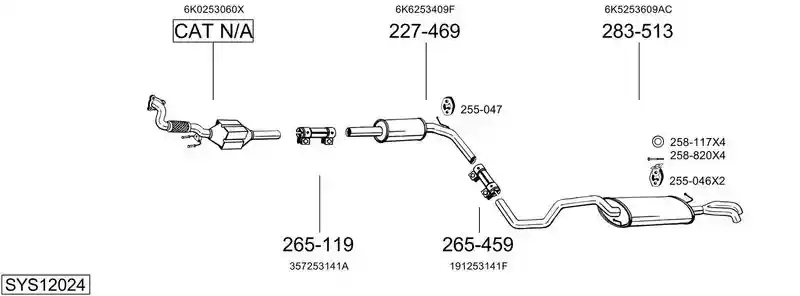 BOSAL SYS12024