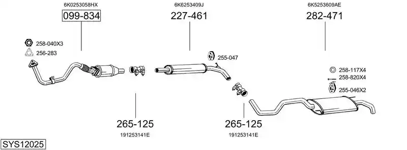 BOSAL SYS12025