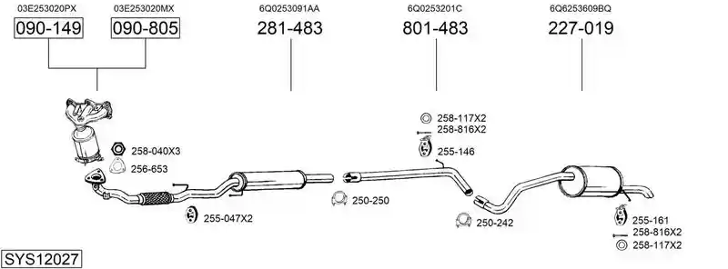 BOSAL SYS12027
