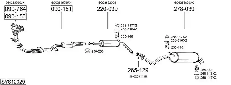 BOSAL SYS12029