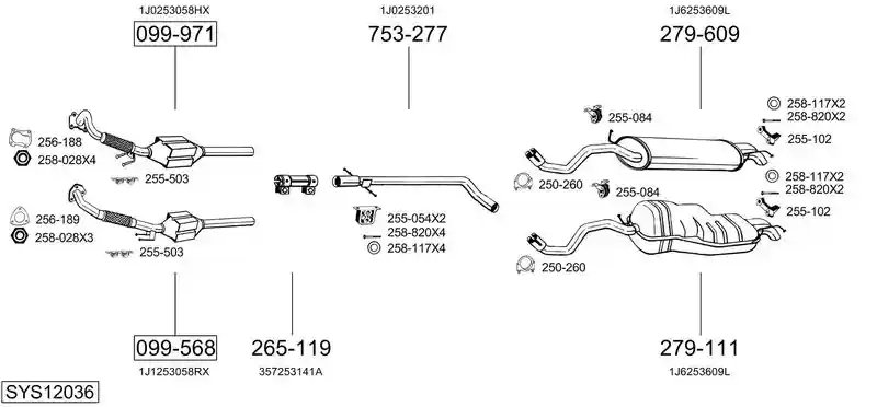BOSAL SYS12036
