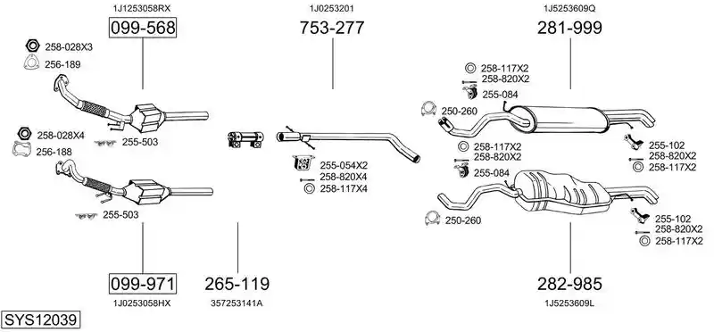 BOSAL SYS12039