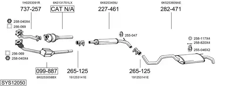 BOSAL SYS12050