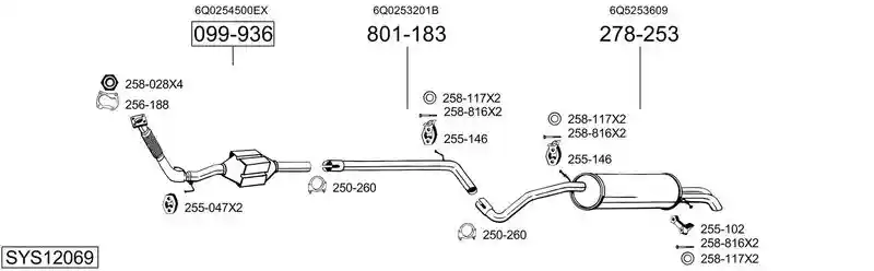 BOSAL SYS12069
