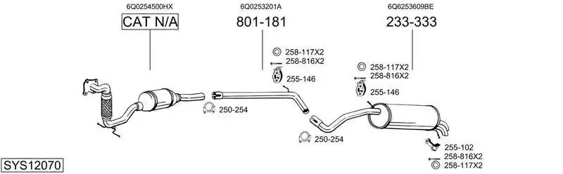 BOSAL SYS12070