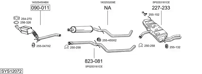 BOSAL SYS12072
