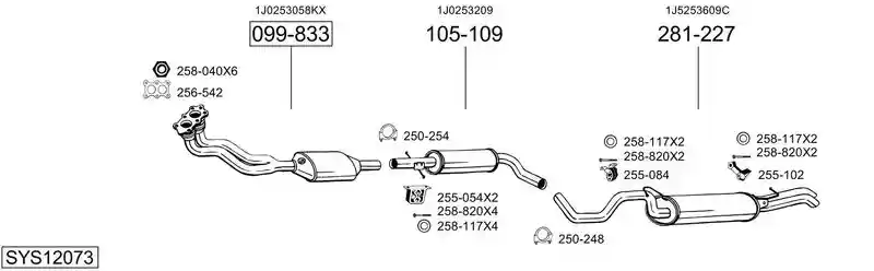 BOSAL SYS12073