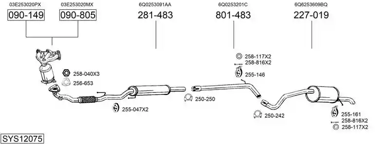 BOSAL SYS12075