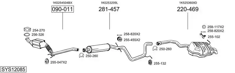 BOSAL SYS12085