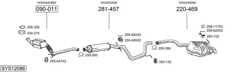 BOSAL SYS12086