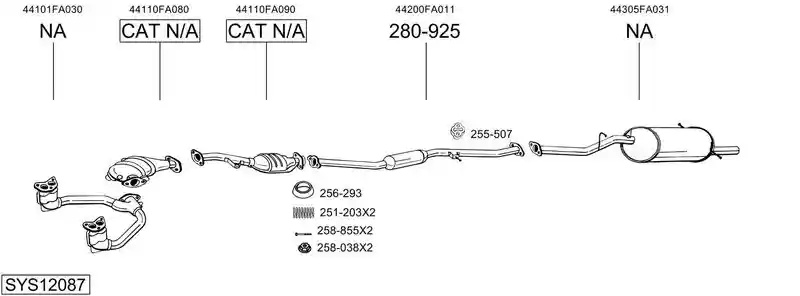 BOSAL SYS12087