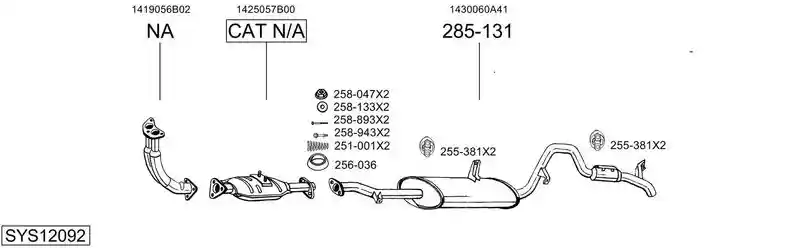 BOSAL SYS12092