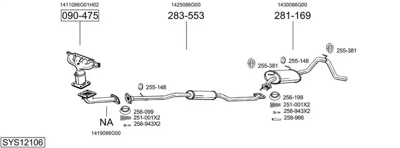 BOSAL SYS12106