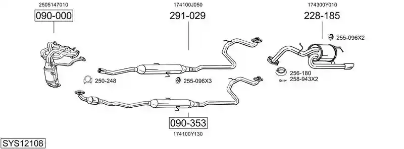BOSAL SYS12108