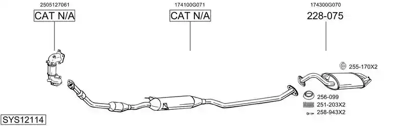 BOSAL SYS12114