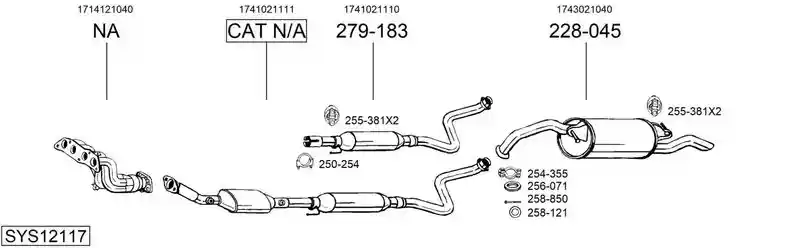 BOSAL SYS12117