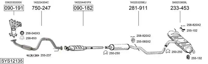 BOSAL SYS12135