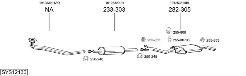 BOSAL SYS12136