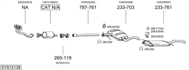 BOSAL SYS12138