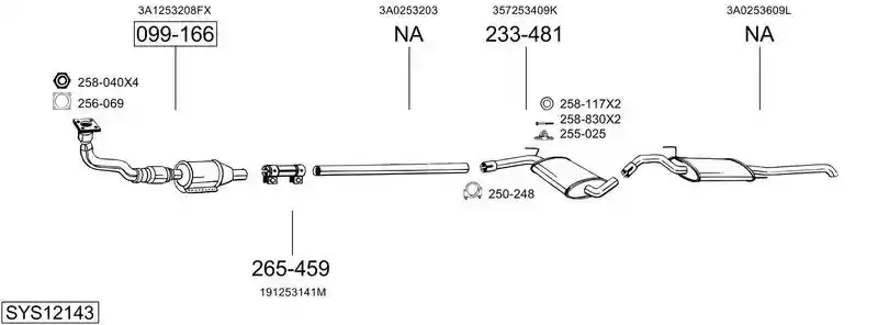 BOSAL SYS12143