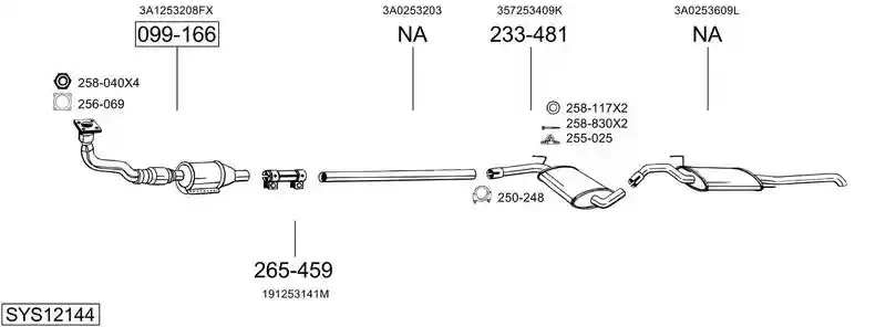 BOSAL SYS12144