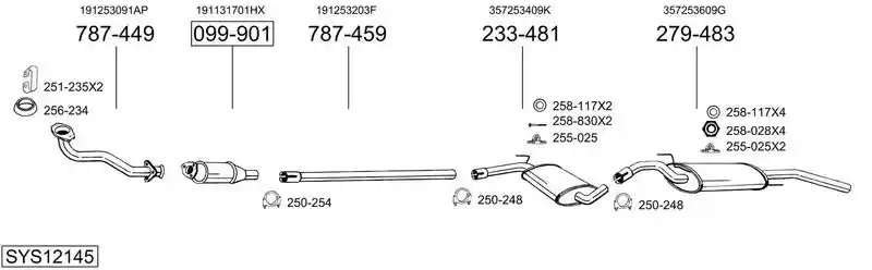 BOSAL SYS12145