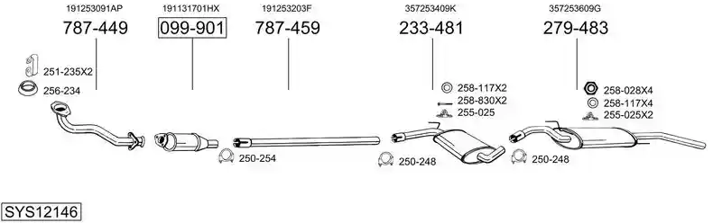 BOSAL SYS12146
