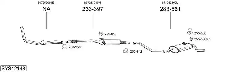 BOSAL SYS12148