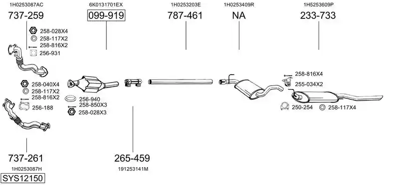 BOSAL SYS12150