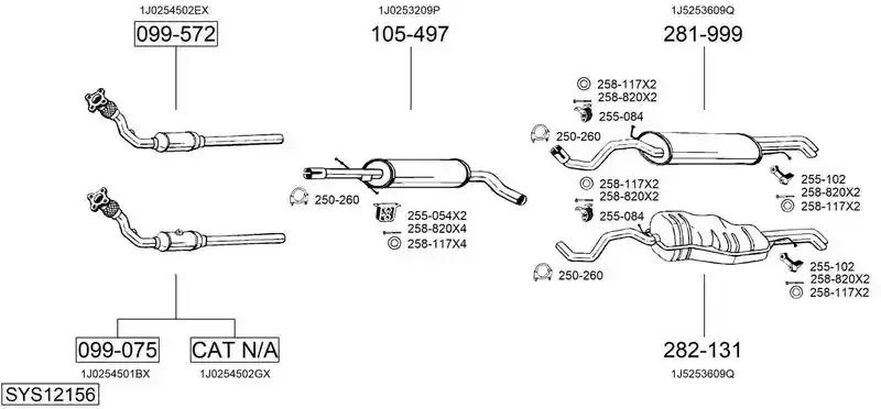 BOSAL SYS12156