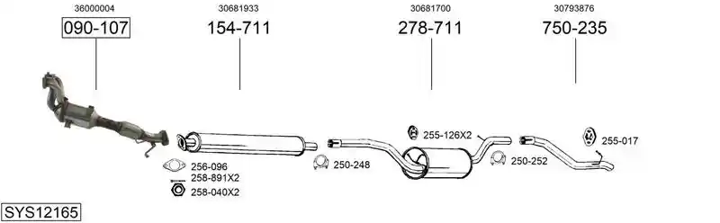 BOSAL SYS12165