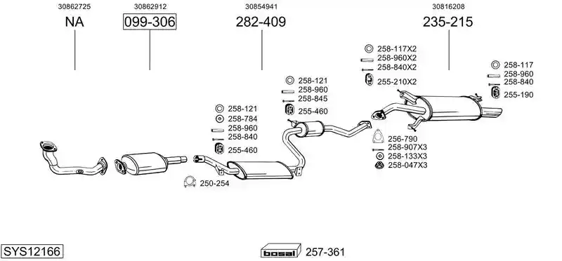 BOSAL SYS12166
