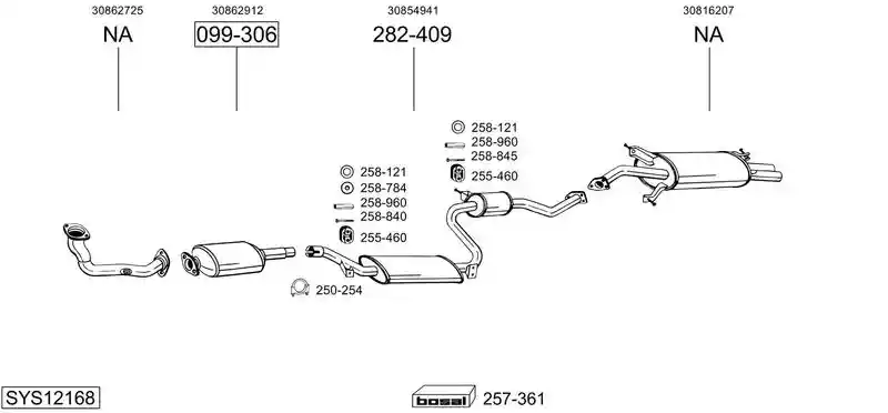 BOSAL SYS12168