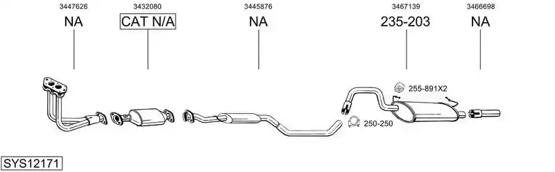 BOSAL SYS12171