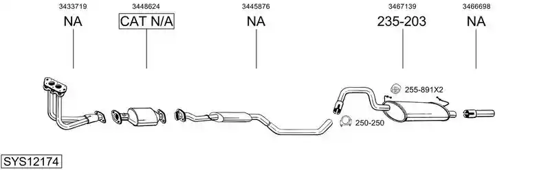 BOSAL SYS12174